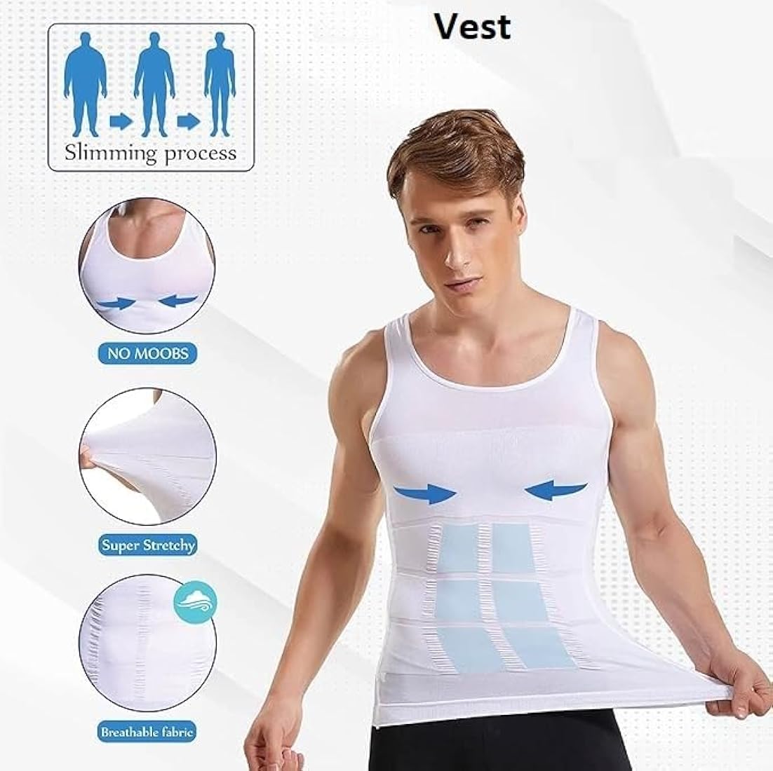 Ultimate Body Shaper Compression Tank for Men