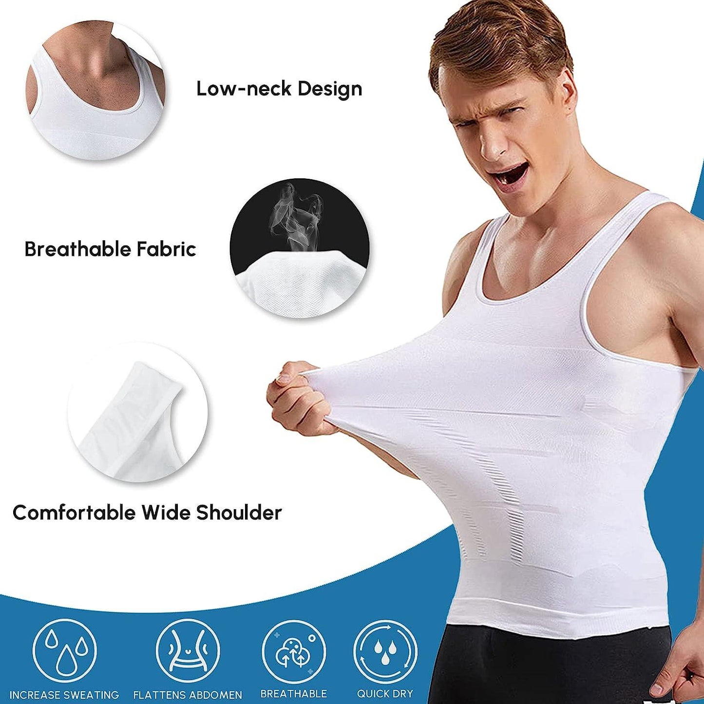 Ultimate Body Shaper Compression Tank for Men