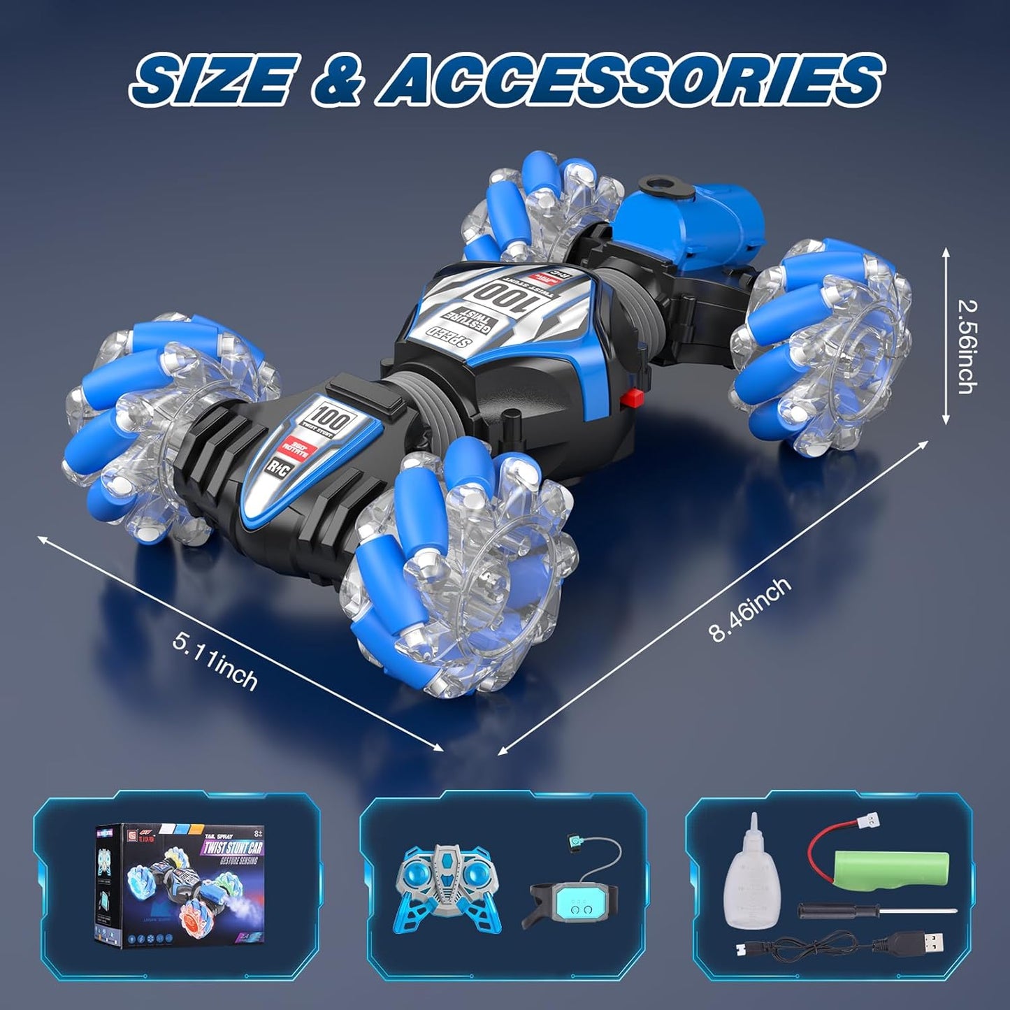 Gesture Control RC Stunt Car