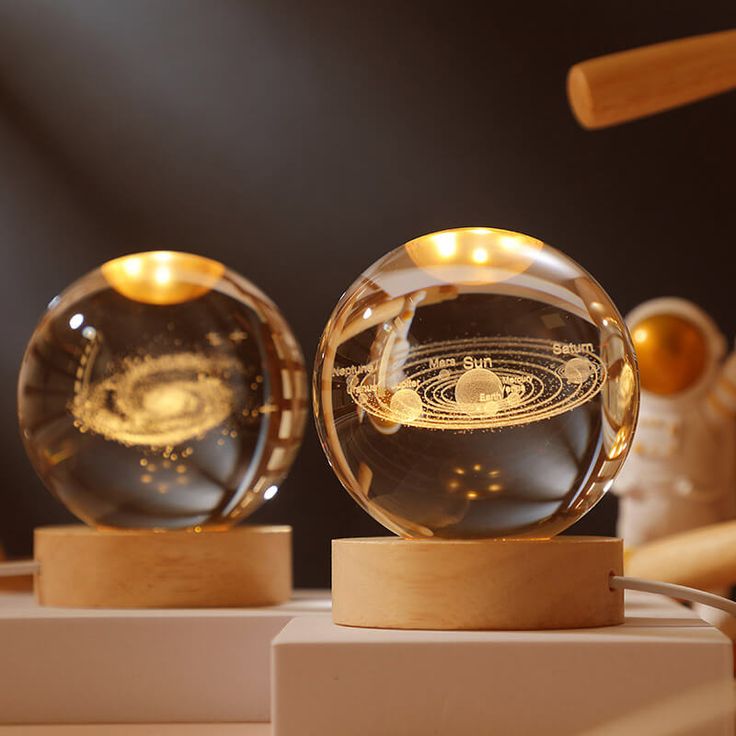 Crystal Night Lamp (Different Designs)