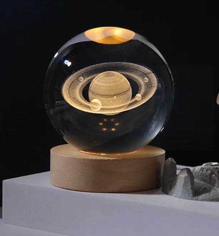 Crystal Night Lamp (Different Designs)
