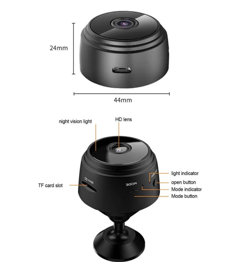 Mini WiFi Spy Camera β HD 1080P Wireless Security Cam