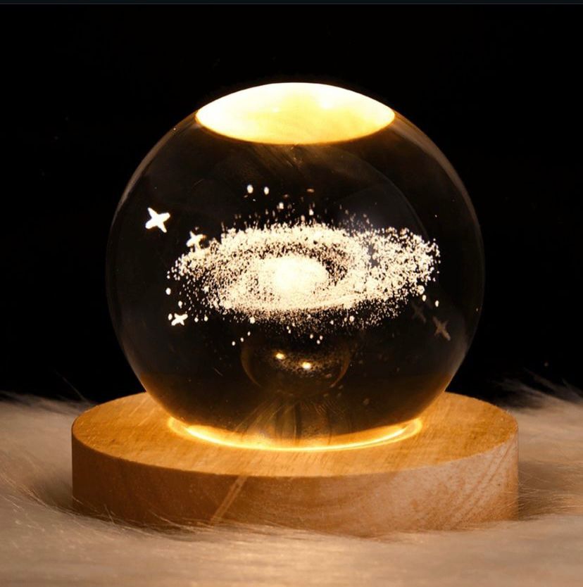 Crystal Night Lamp (Different Designs)