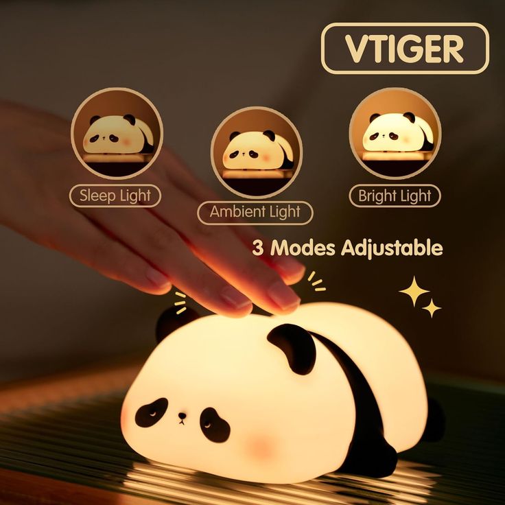 Panda Lamp for Kids