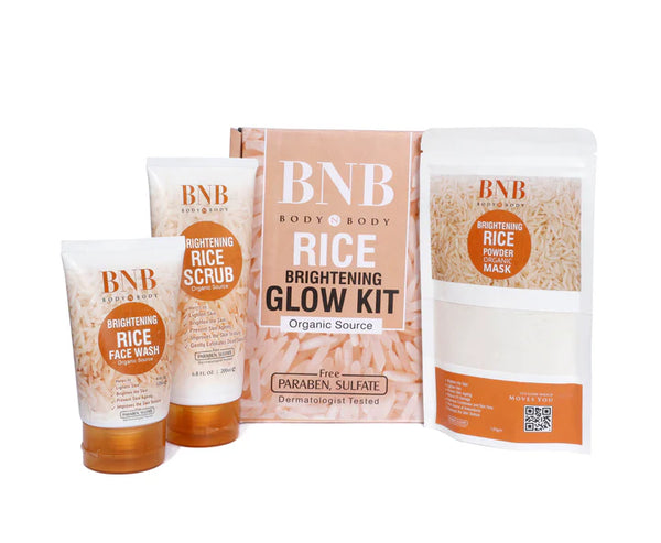 BNB KIT: Rice Extract Bright & Glow Kit