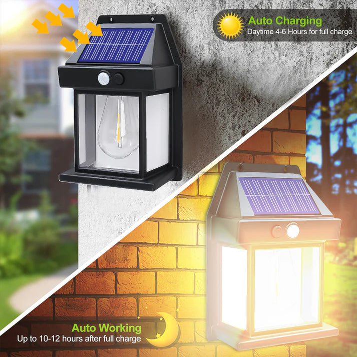 Solar Wall Lamp: Brighten Your Outdoors, Waterproof