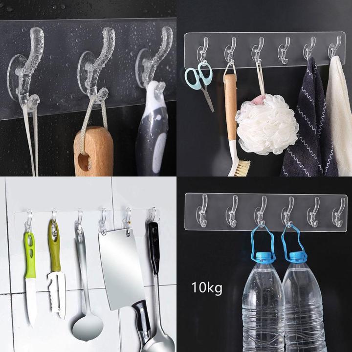 2-Pack Self-Stick Wall Hooks