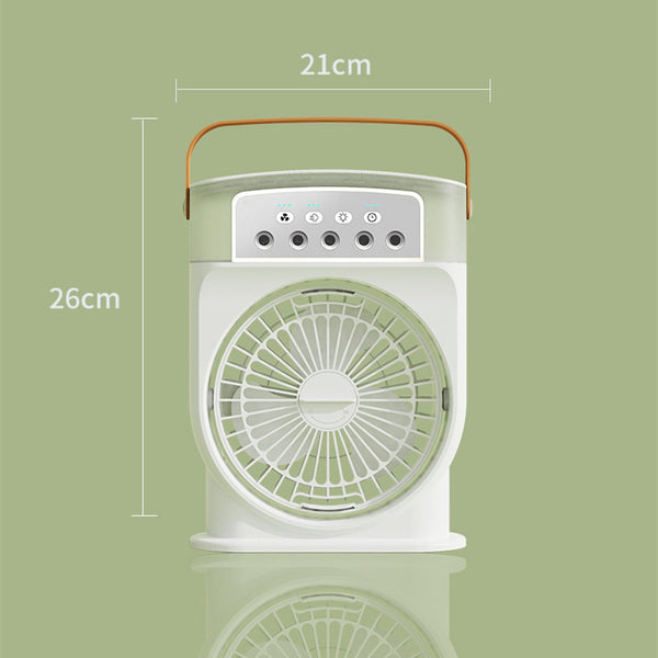 Portable Air Conditioner Fan, Mini Evaporative Air Cooler with 7 Colors LED Light