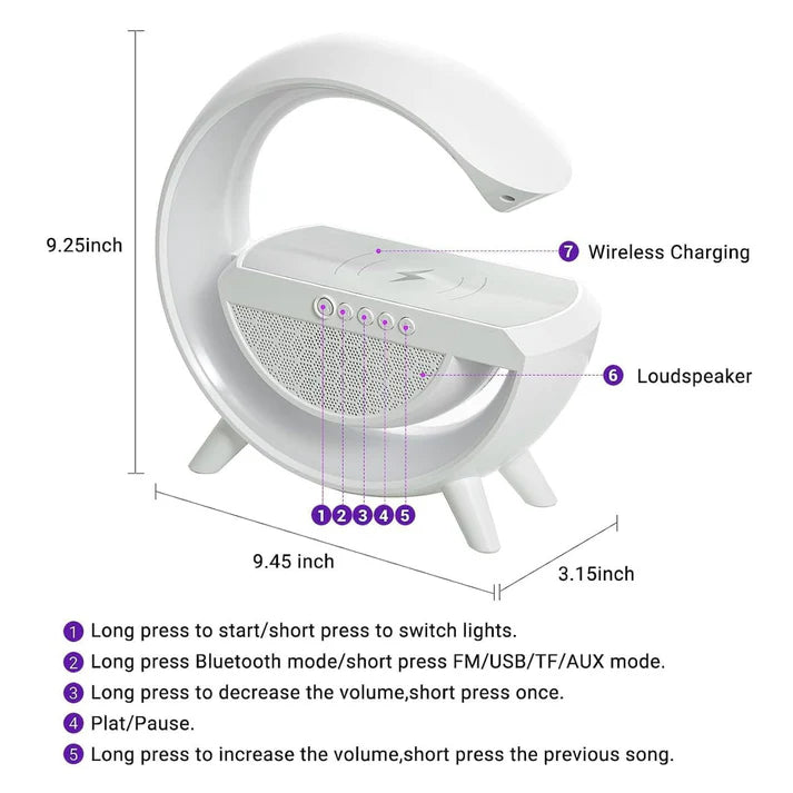 G-Shape LED Wireless Lamp
