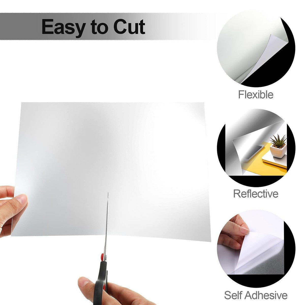 Self-Adhesive Rectangle Mirror