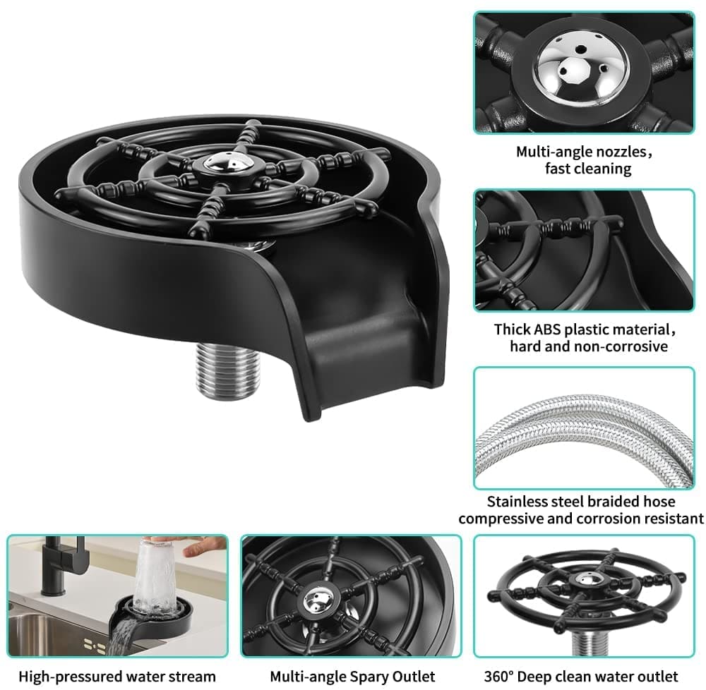 Automatic Glass Washer for Kitchen Sink