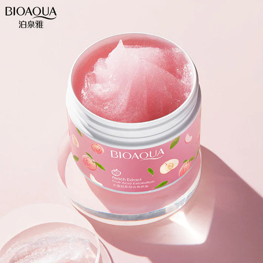 BIOAQUA Peach Whitening Brightening Exfoliating Facial Scrub Gel