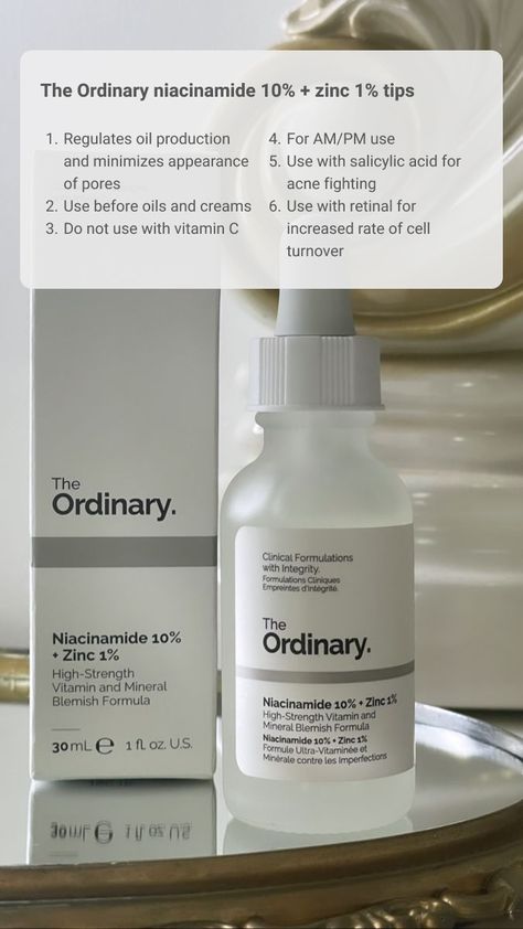 The Ordinary Niacinamide 10% + Zinc 1% 30ml Skincare Serum