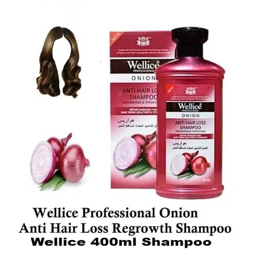 Wellice Onion Anti Hair Loss Shampoo and Hair Oil