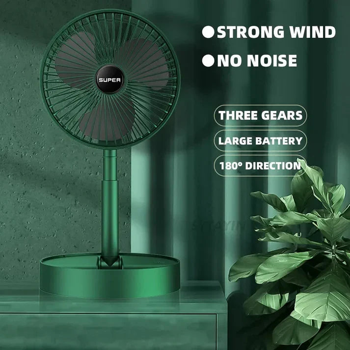 Rechargeable Folding Fan