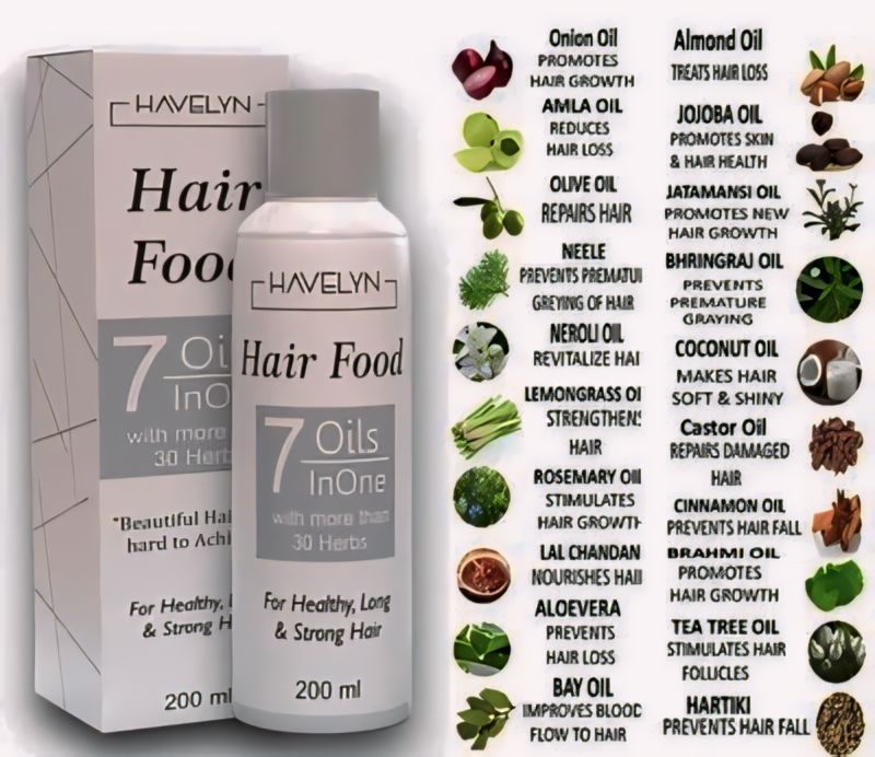 7 In 1 Hair Food Oil Best for Healthy, Long & Strong Hair