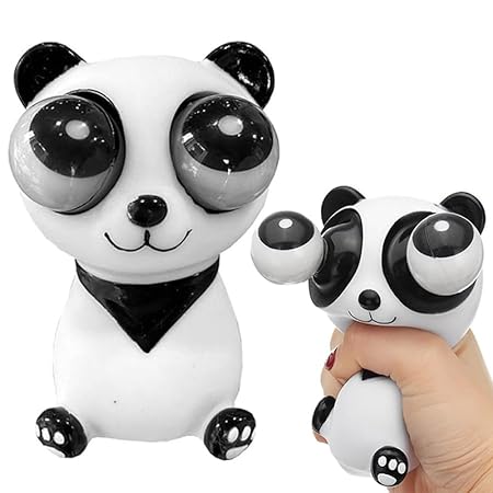 PANDAPOPPING OUT EYES SQEEZE TOY