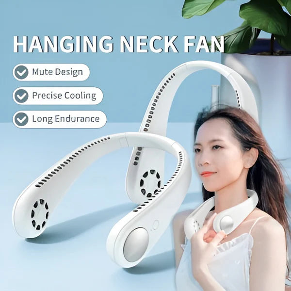 Rechargeable Neck Fan🔥50%Off😲Limited Stock🚚Free Delivery🚚