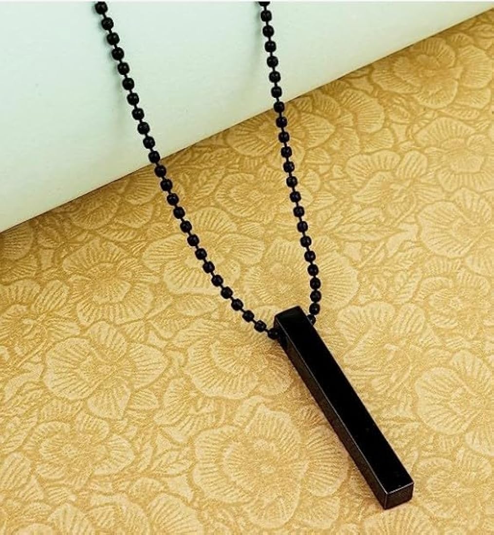 3 in 1 Pure Stainless Steel Vertical Bar Locket, Ring & Bracelet