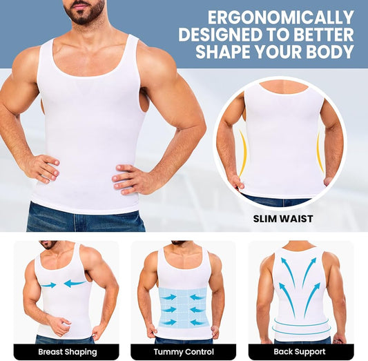 Ultimate Body Shaper Compression Tank for Men