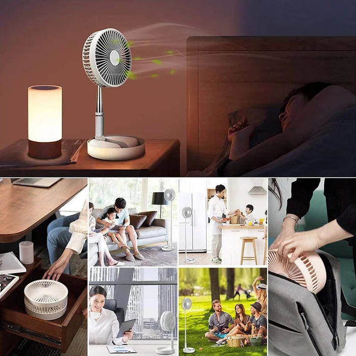 Rechargeable Folding Fan