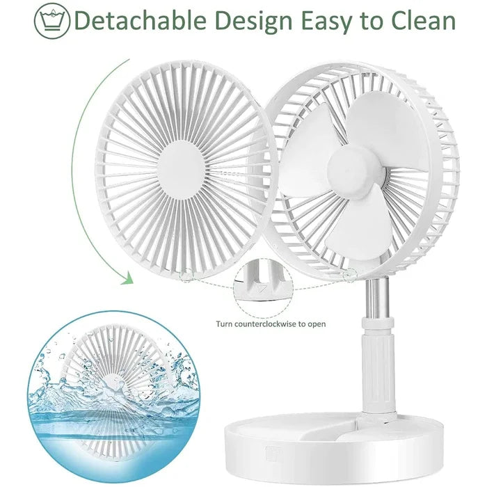 Rechargeable Folding Fan