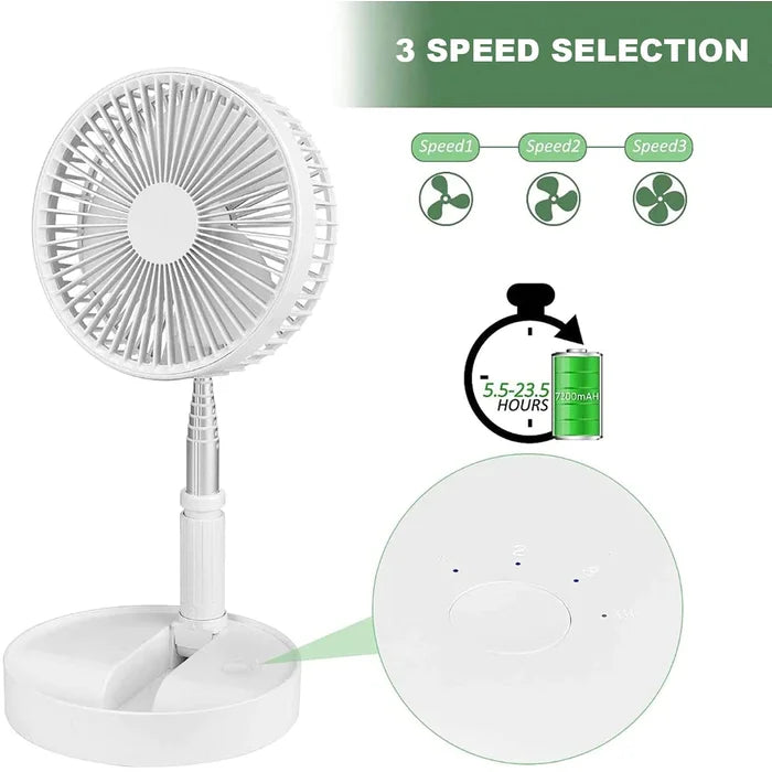 Rechargeable Folding Fan