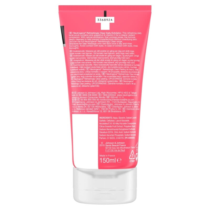 Neutrogena Refreshingly Clear Daily Exfoliator150 Ml