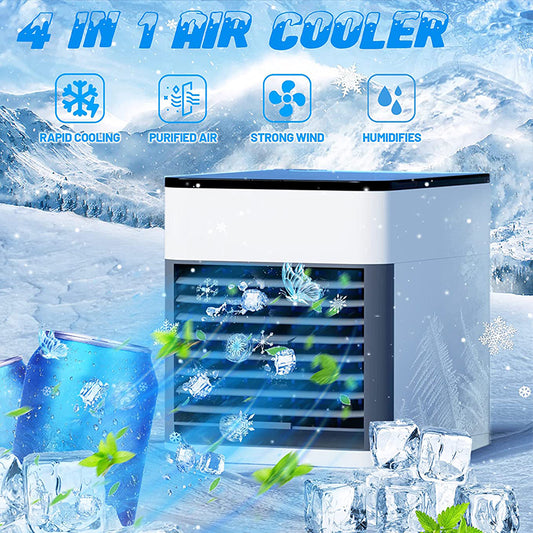 MINI COOLING FAN MULTI-FUNCTION USB PORTABLE DESKTOP AIR CONDITIONER