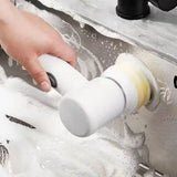 Multi-Functional Electric Cleaning Brush for Kitchen & Bathroom - Wireless Handheld Power Scrubber