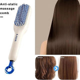 Self Cleaning Hair Brush For Women Easy to Clean-Massage Retractable Bristle Hairbrush for Effortless Hair Removal & Cleaning