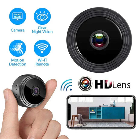 Mega Sale Offer - Mini Portable Wireless A9 Security Camera 1080P HD